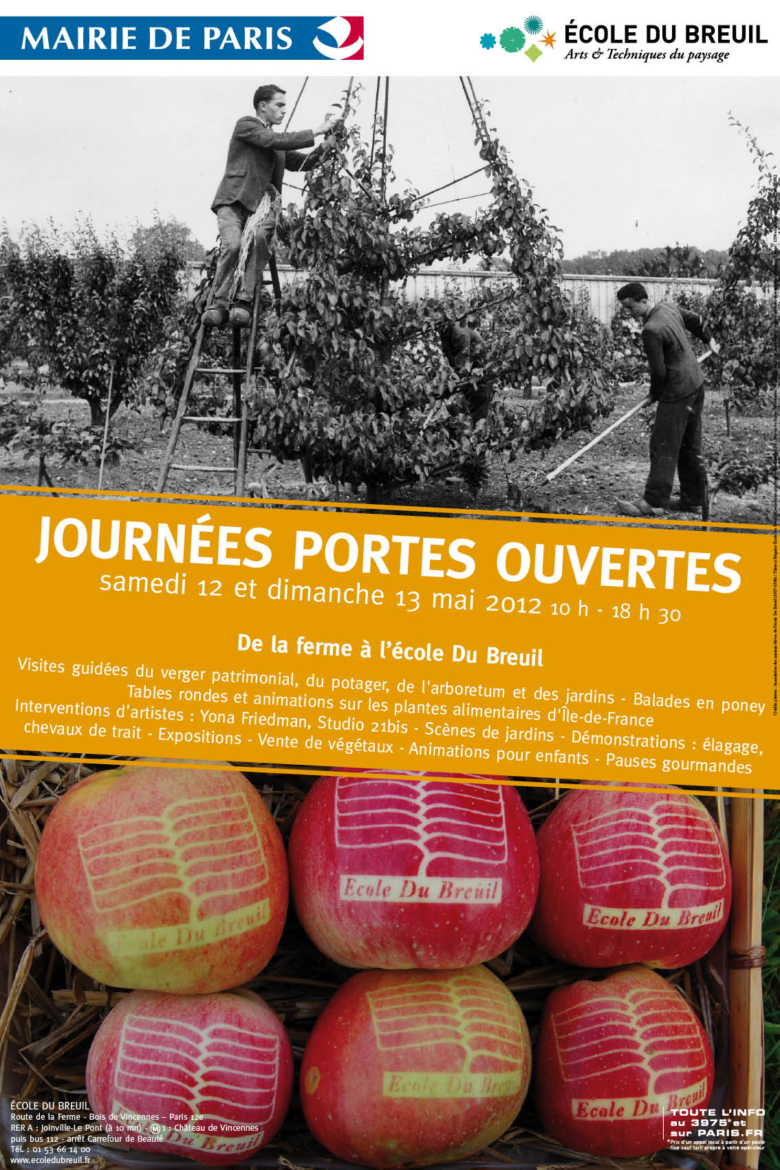 Journees portes ouvertes ecole Du Breuil 2012